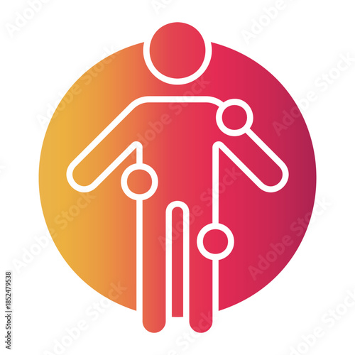 medical examination Gradient icon