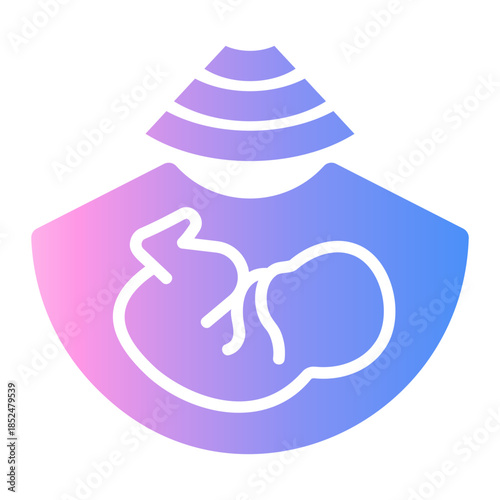 medical examination Gradient icon