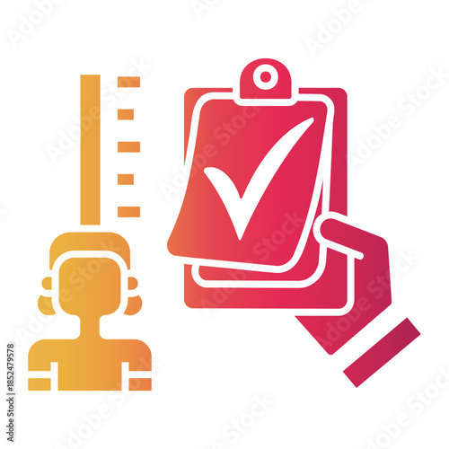 medical examination Gradient icon