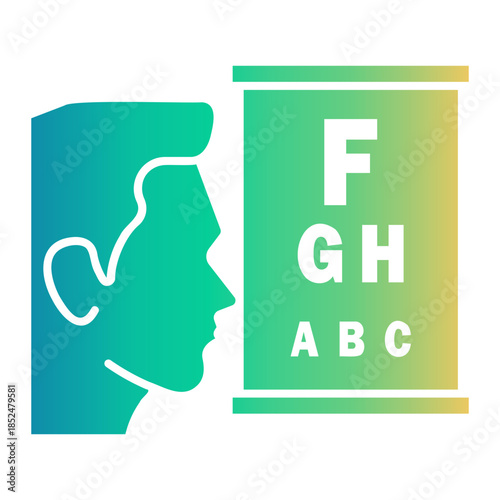 medical examination Gradient icon