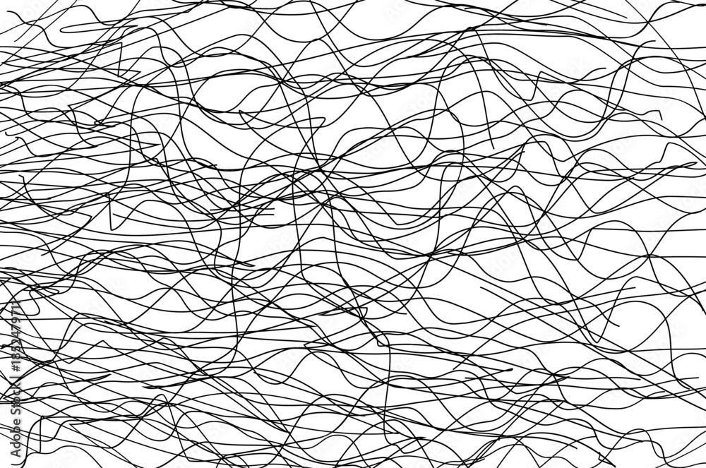 Obraz premium Random Abstract Chaotic Lines Y_2301001