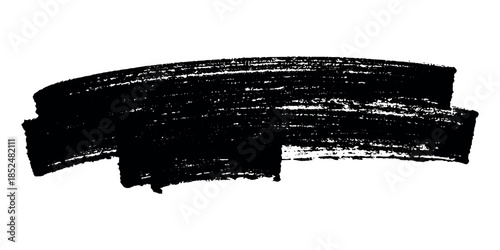 Brush paint stroke texture swatch Hand painted background Ink scribble dab clipart Paint smudge for tags and stamps design