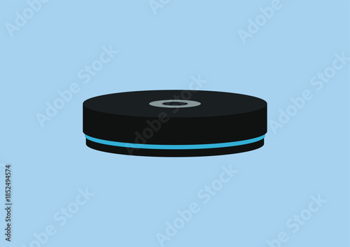 Smart home hub of innovative smart home device, modern technology, automation and connectivity with IoT for digital living space, vector flat illustration