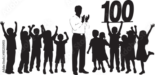 group of people silhouettes