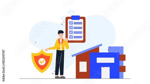 Telehealth Physical Therapy Session. Business Flat Vector Illustration