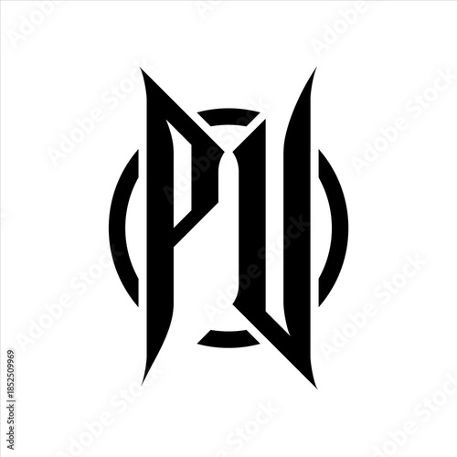 PU Monogram logo on white background