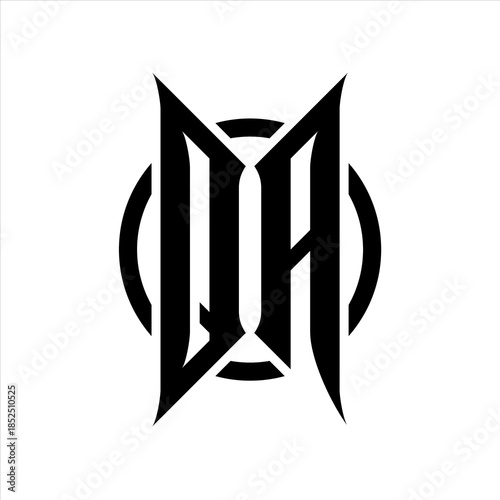 QA Monogram logo on white background