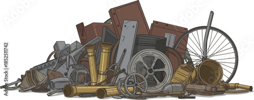 Vintage Tools and Machinery Parts Collection.