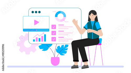 Pharmaceutical Company Developing Allergy Treatments. Flat Vector Business Illustration