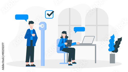 Co-working Space Offering Biometric Access Control