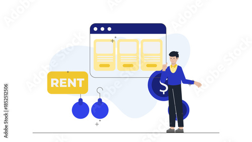 Sustainable Company Creating Compostable Phone Cases. Flat Vector Business Illustration