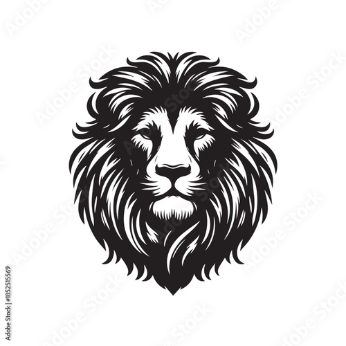 lion head vector