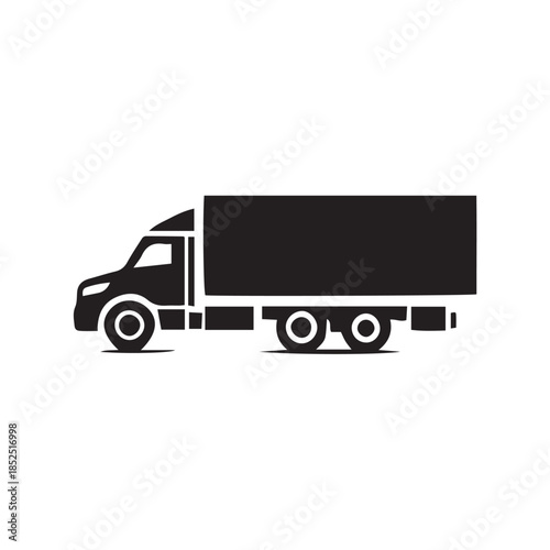 truck isolated on white background