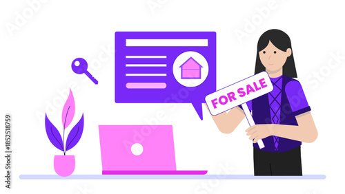 UX Team Reviewing Feedback from Usability Tests. Flat Vector Illustration