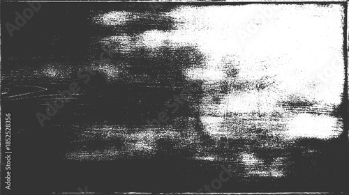 Dark textured background with scattered white speckles and horizontal lines