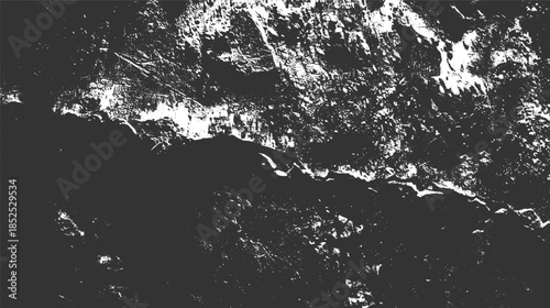 Dark gray background with white distressed grunge texture overlay