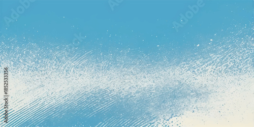 Abstract blue water wave background with textured surface and fresh splash elements