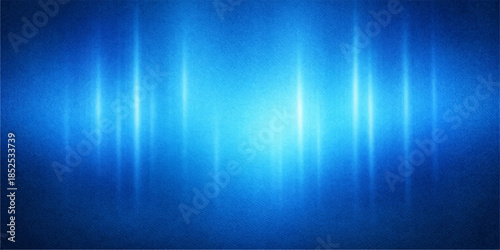 Blue abstract background with bright light waves and digital technology lines creates a colorful vector illustration on a dark texture backdrop