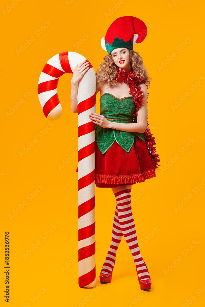 Obraz premium Holiday Candy Portrait