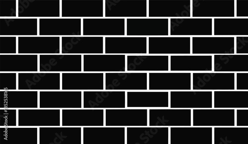 A stark visual pattern of rectangular blocks is presented showcasing a repeating brick like arrangement against a black background high quality