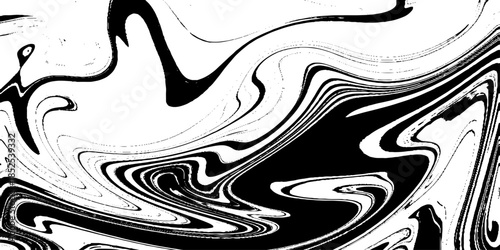 Beautiful Black & White ocean- ART. Natural Luxury. Style incorporates the swirls of marble or the ripples of agate. Very beautiful monochrome paint