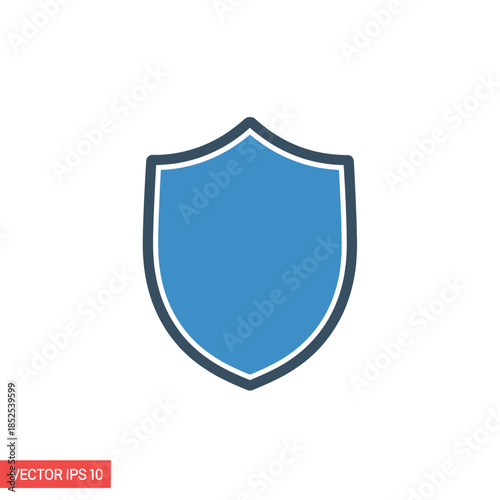 Secure shield icon representing protection and safety in a digital or physical context