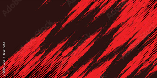 black red dragon decal brush fire volcano lava sakura Asia Japan anime style illustration sporty background banner style illustration. modern