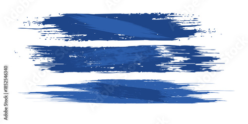 Abstract Blue and White Grunge Background with Halftone Style. Brush Stroke Illustration for Banner, Poster or Sports.