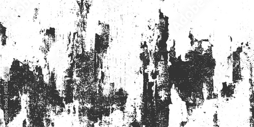 Black and white textured background with peeling paint and distressed surface grunge abstract