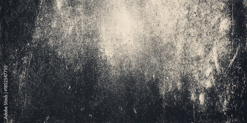 A textured grayscale abstract background featuring a blurred mottled pattern resembling distressed plaster or aged paper