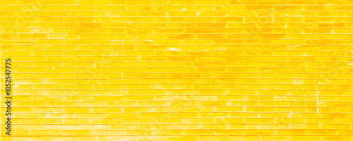 Texture of old dark orange brick wall, macro. Abstract yellow stone vintage background. Retro backdrop