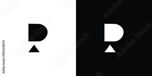 Modern and unique P initials logo design