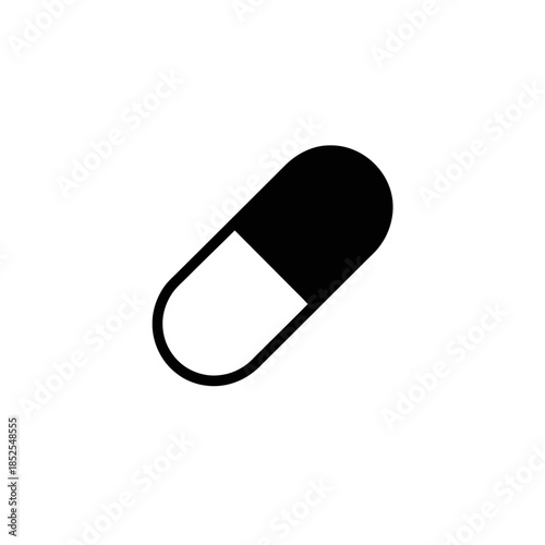 Black capsule icon