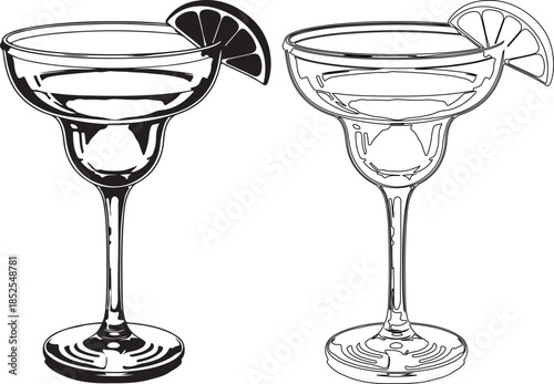 Two protein shaker bottles with lightning bolt logo isolated on white background