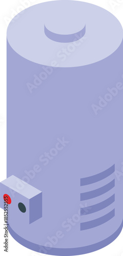 Boiler providing hot water for shower and other domestic appliances, ensuring comfort and convenience