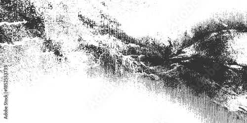 Black and white abstract textured background with distressed grunge effect 1
