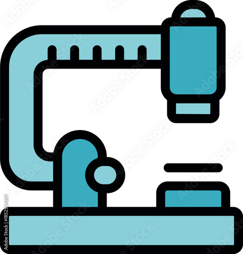 Microscope focusing on sample, conducting scientific analysis in laboratory setting, ideal for research and educational content