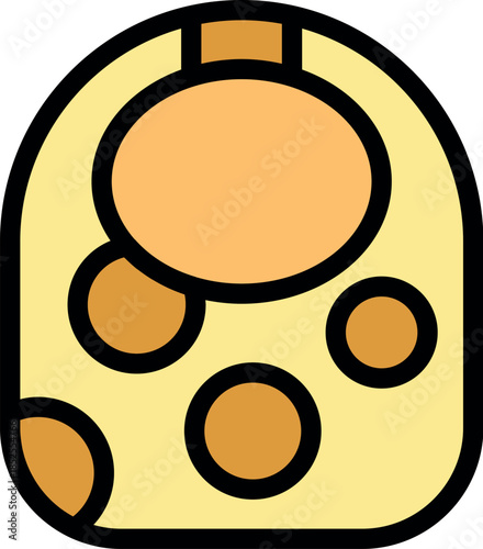 Sliced head cheese loaf with visible texture and bubbles, ready to be served