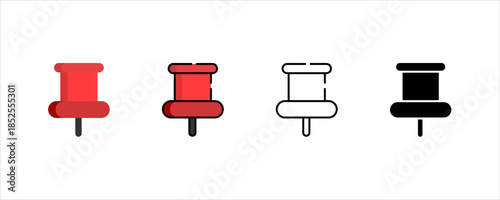 Push Pin Icon Pack for Notice Board