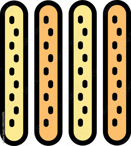 Crunchy breadsticks with sesame seeds, perfect for dipping or enjoying on their own as a tasty snack