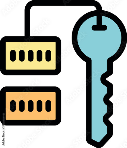 Key attached to keycard granting access to hotel room, ensuring security and convenience for guests