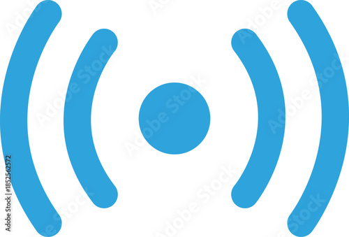 モバイル通信のフラットアイコン