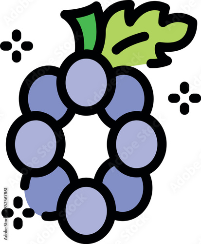 Ripe grapes represent natural sweetness and potential health benefits, embodying a nutritious choice for well being