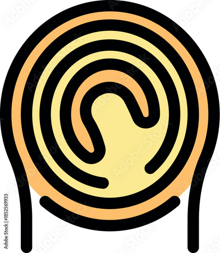 Fingerprint scan granting access, ensuring protection, security, identification, and privacy