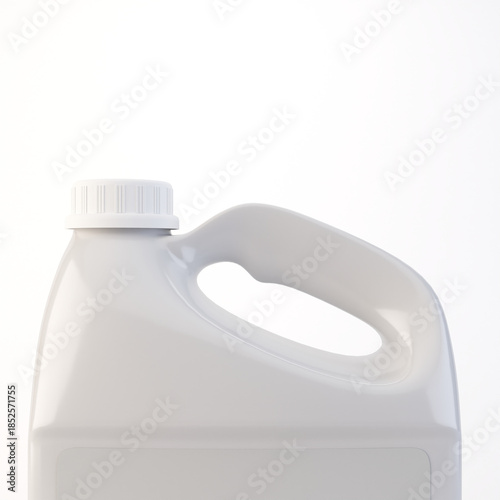 Billede på lærred Generic White 3 Litre Cleaning Container 3D Render