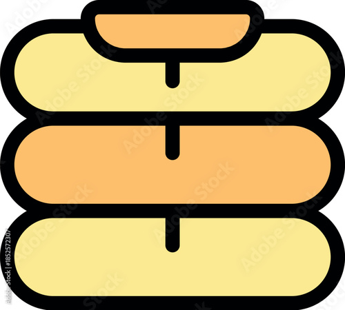 Comfortable inflatable mattresses stacked, providing a good night's sleep during camping trips