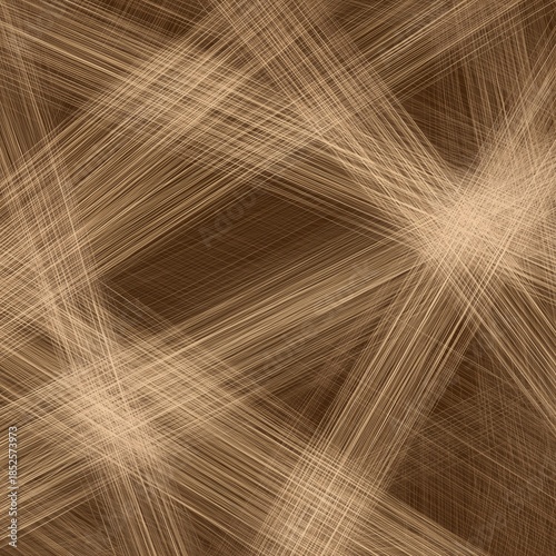 Close-up of a woven brown texture with intersecting linen-like lines, creating a rustic and natural appearance. Neutral and versatile design.