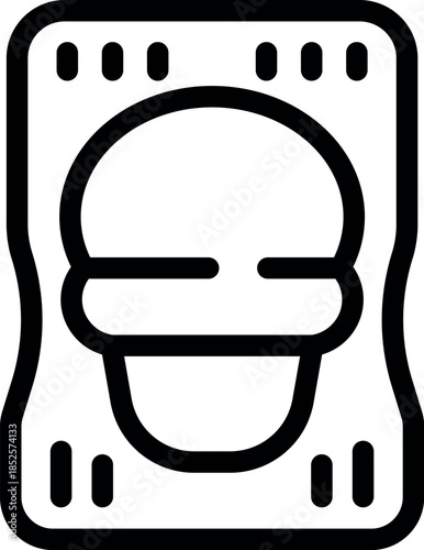 Mri scan displaying human skull, utilizing medical imaging technology for diagnostics and healthcare