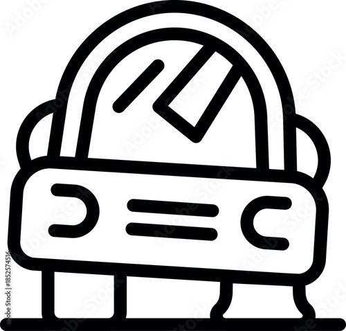 Broken car after road accident showing insurance concept