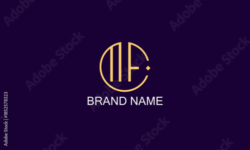 MF Letter Logo Design for Modern Furniture Brand